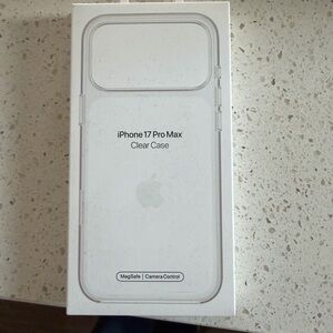 Clear Case for iPhone 17 Pro Max